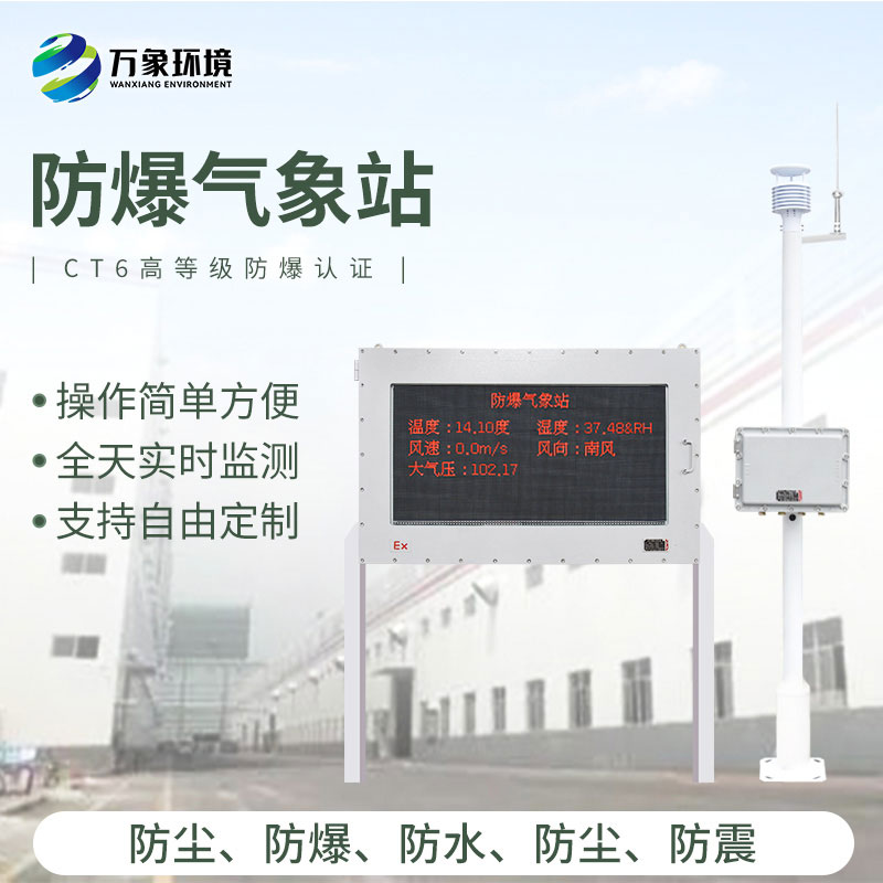 為什么要選擇大屏款防爆氣象站？